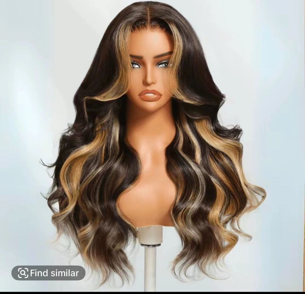 Glow Babe – 13x4 Highlighted Body Wave Wig